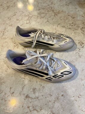 Adidas Men's White F50 League Firm/Multi Ground Cleats